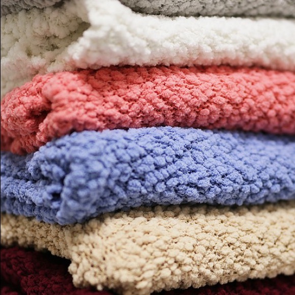 Coral Popcorn Long Chunky Cardigan - Picture 4 of 5